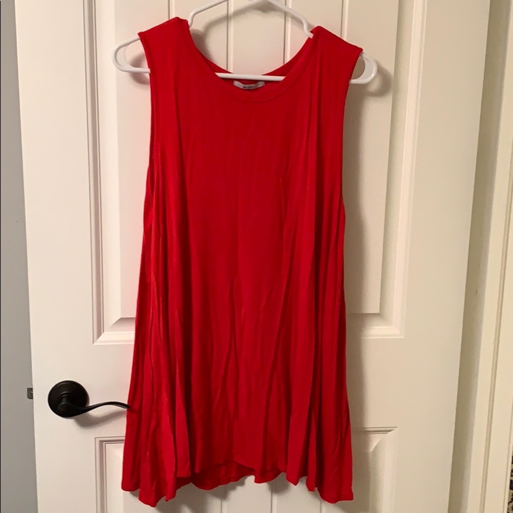 Red Acemi Medium flowy dress.